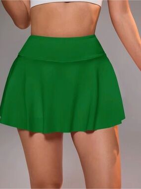 Green Athletic Skort